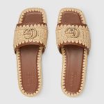 Gucci Women’s slide sandal with Double G - Image 2